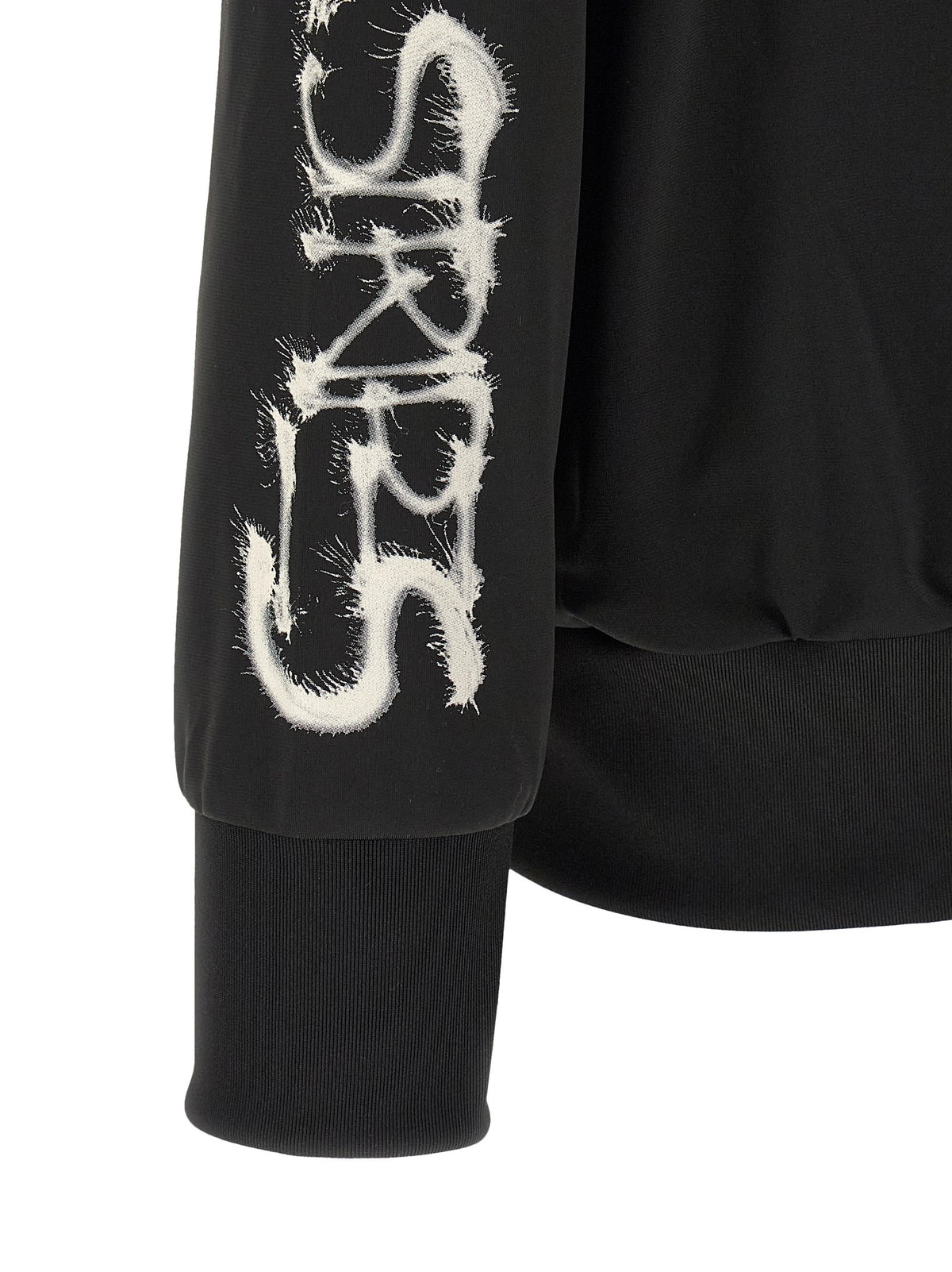 سويت شيرت بسحاب مطبوع عليه "Track Top GFX NYLN"