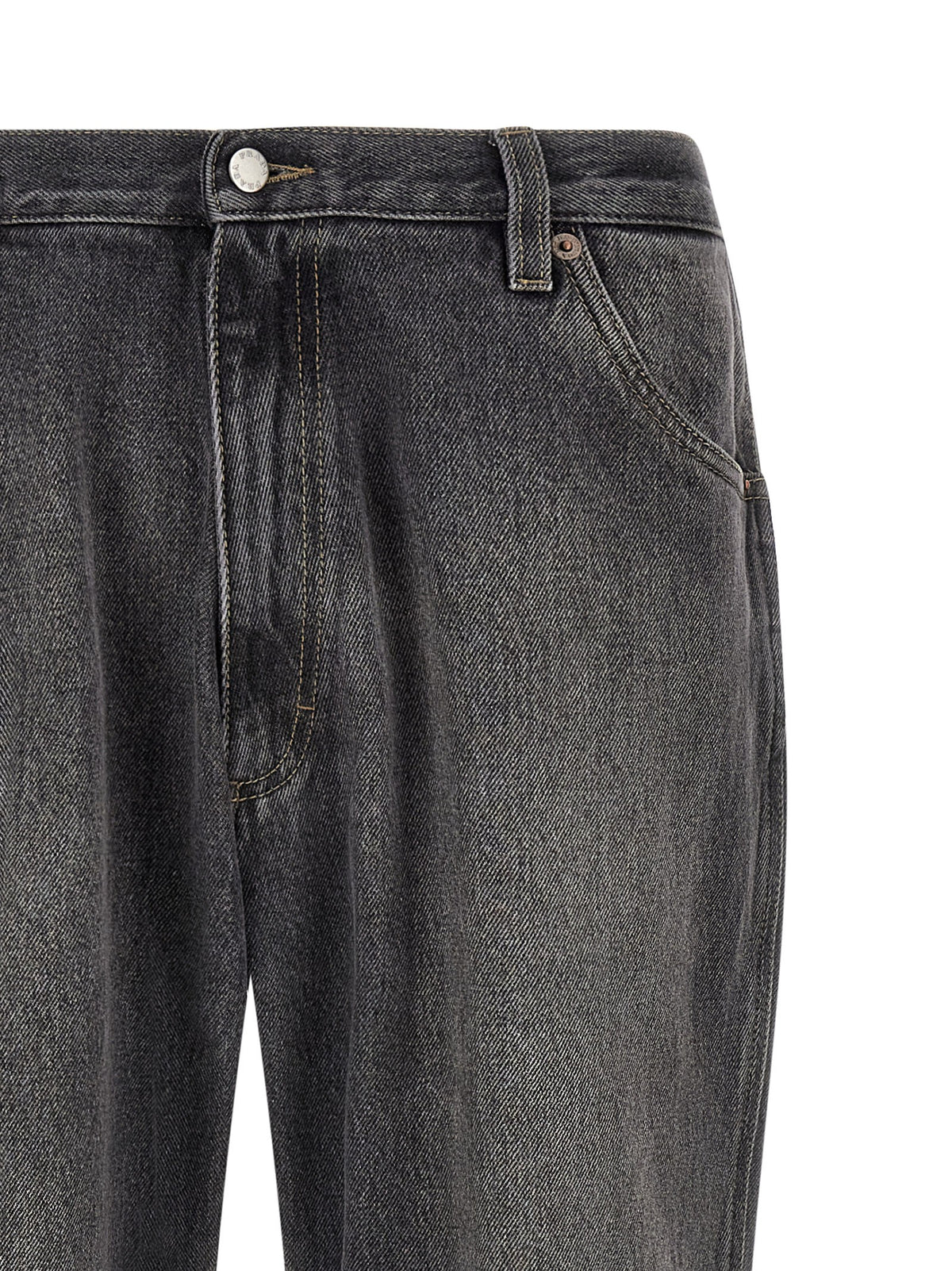 Triangle logo jeans
