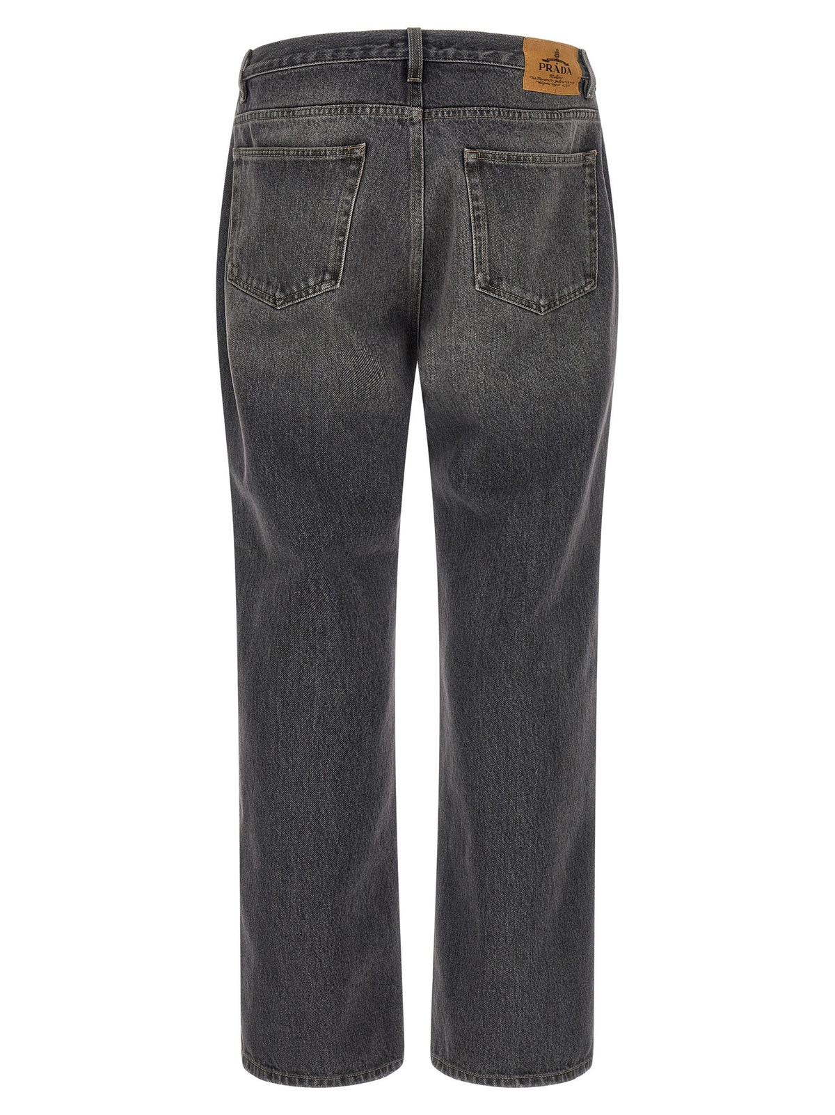 Triangle logo jeans