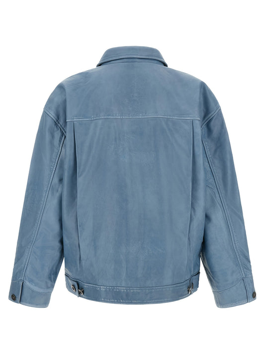 'Trucker Pleats' jacket