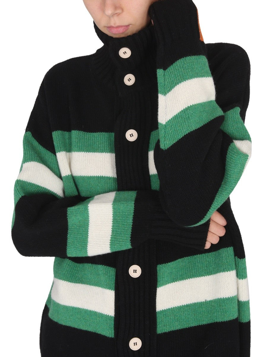 TURTLENECK CARDIGAN