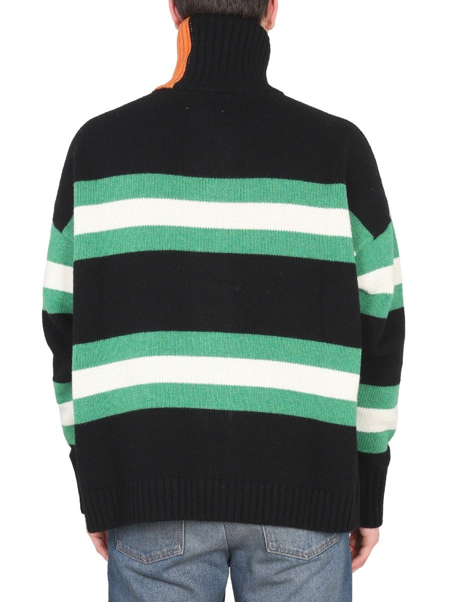 TURTLENECK CARDIGAN
