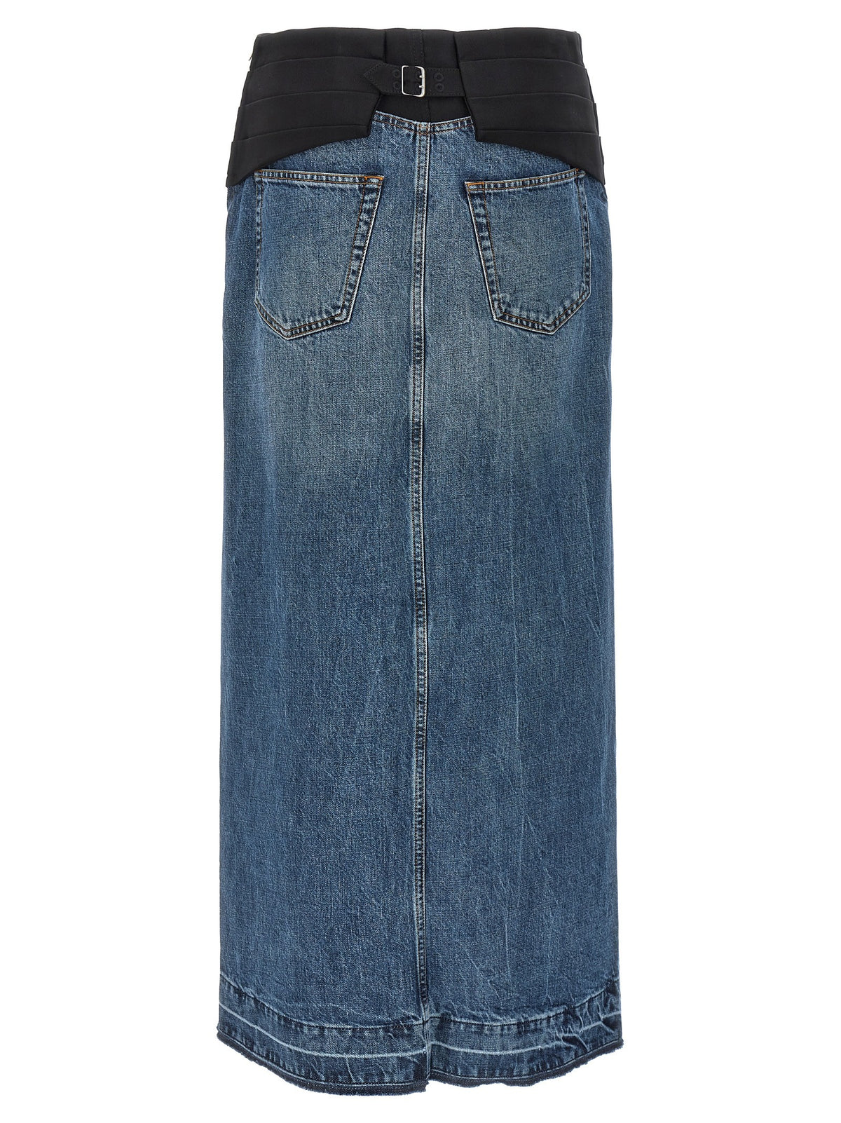 Tuxedo band skirt