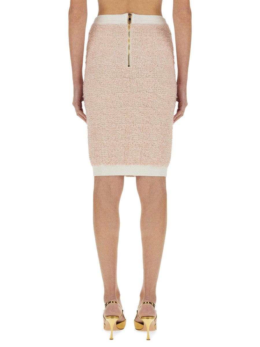 TWEED MIDI SKIRT