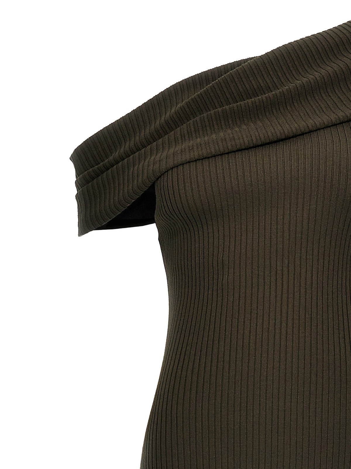 'Twist Rib Knit Long' dress