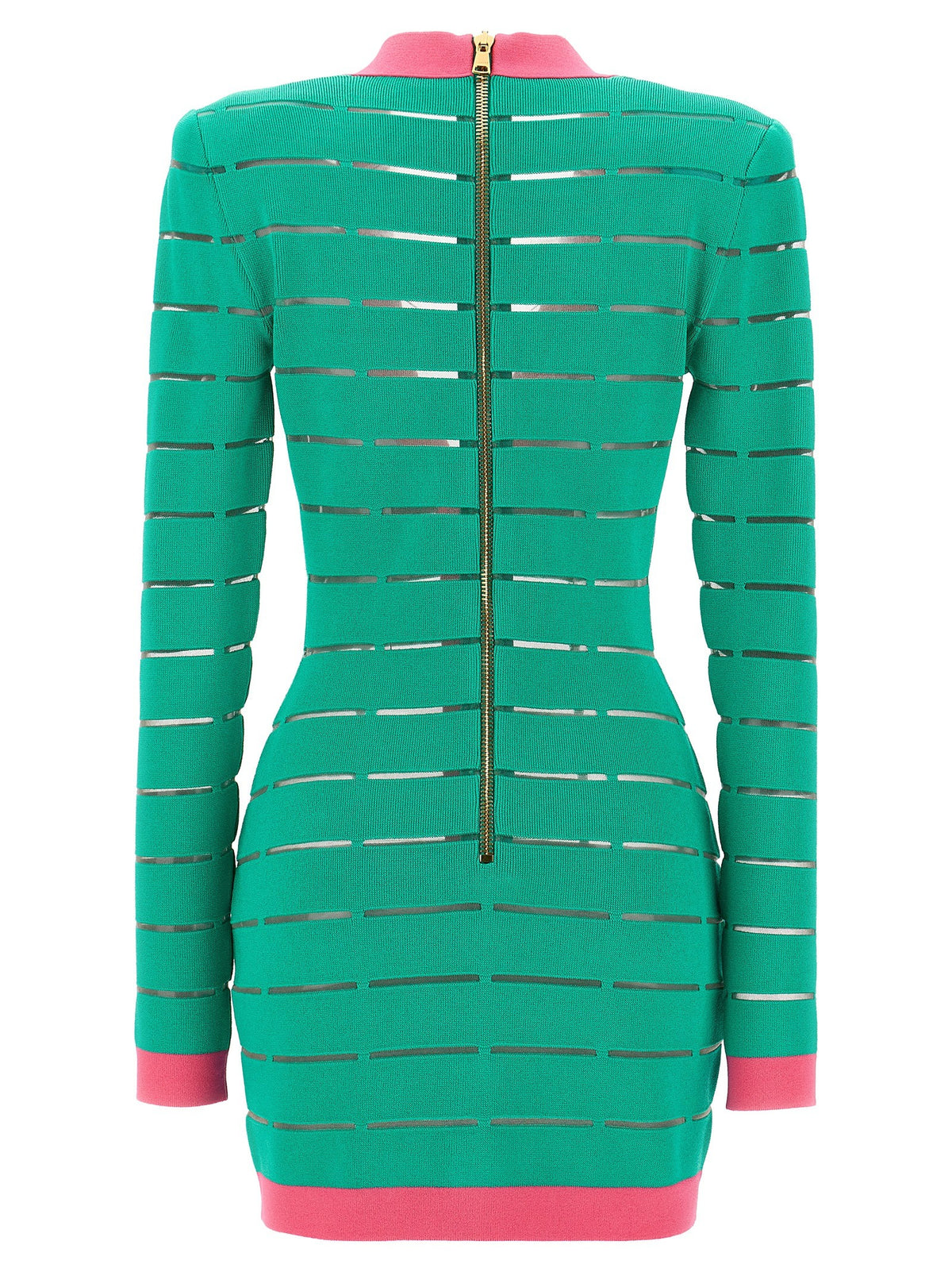 Two-tone knit dress