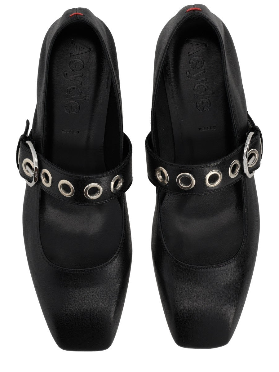 "UMA MARY-JANE" SHOE WITH EYELETS