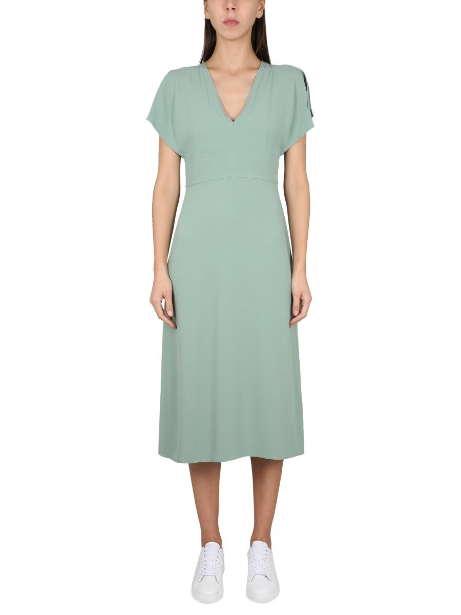V-NECK DRESS