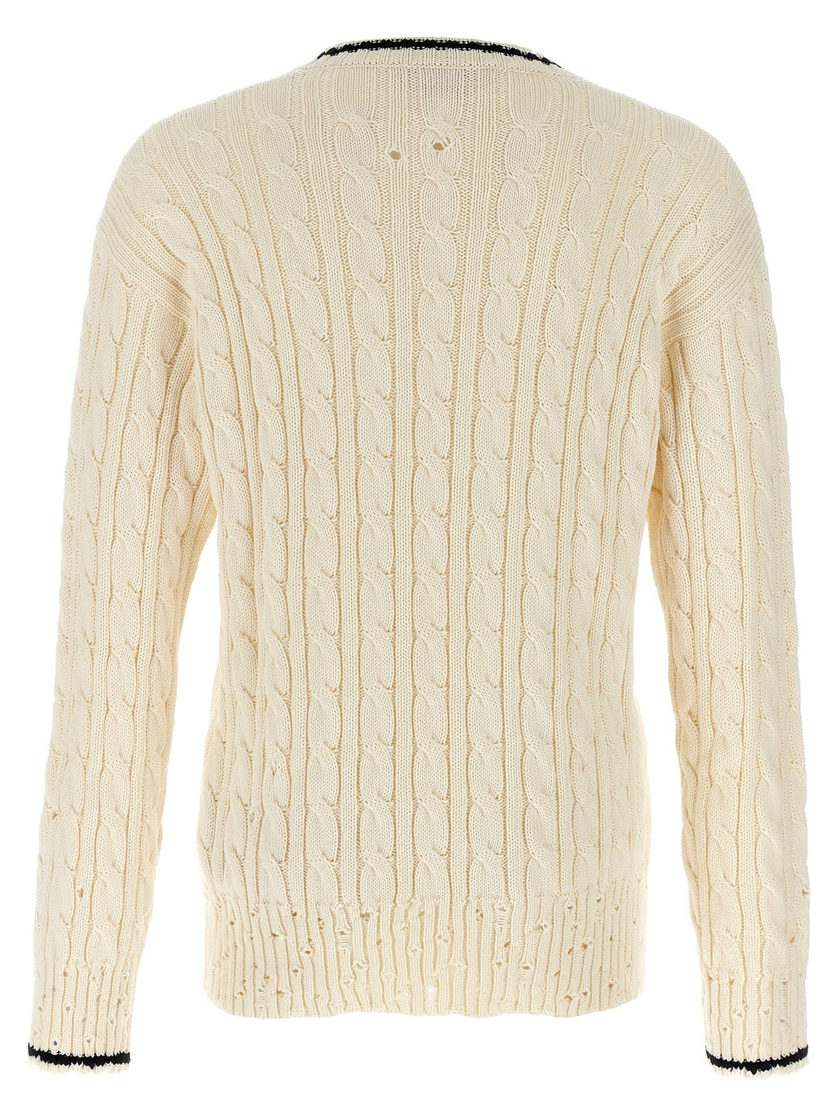 'V' neckline sweater