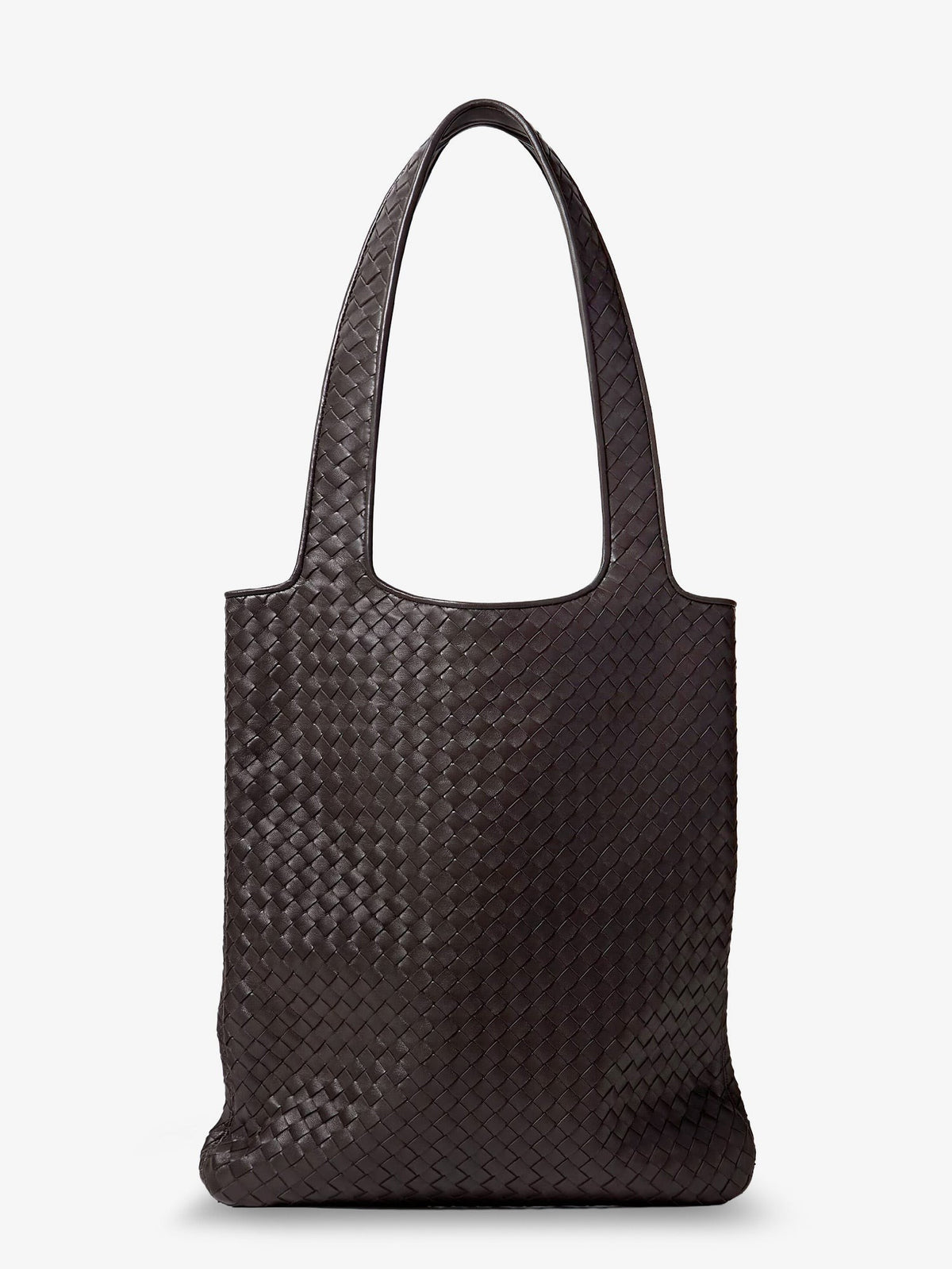 Veneto leather shoulder bag with Intrecciato motif
