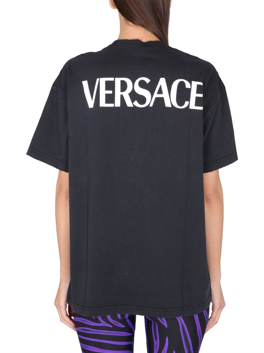 VERSACE GODDESS OVERSIZED T-SHIRT