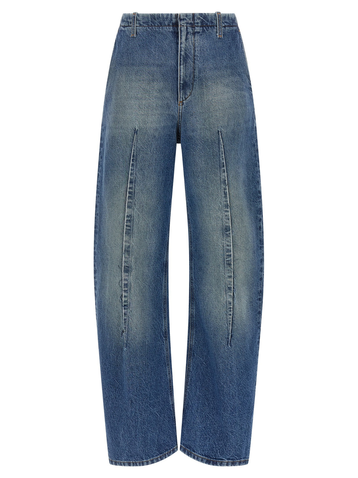 Vertical pinch jeans