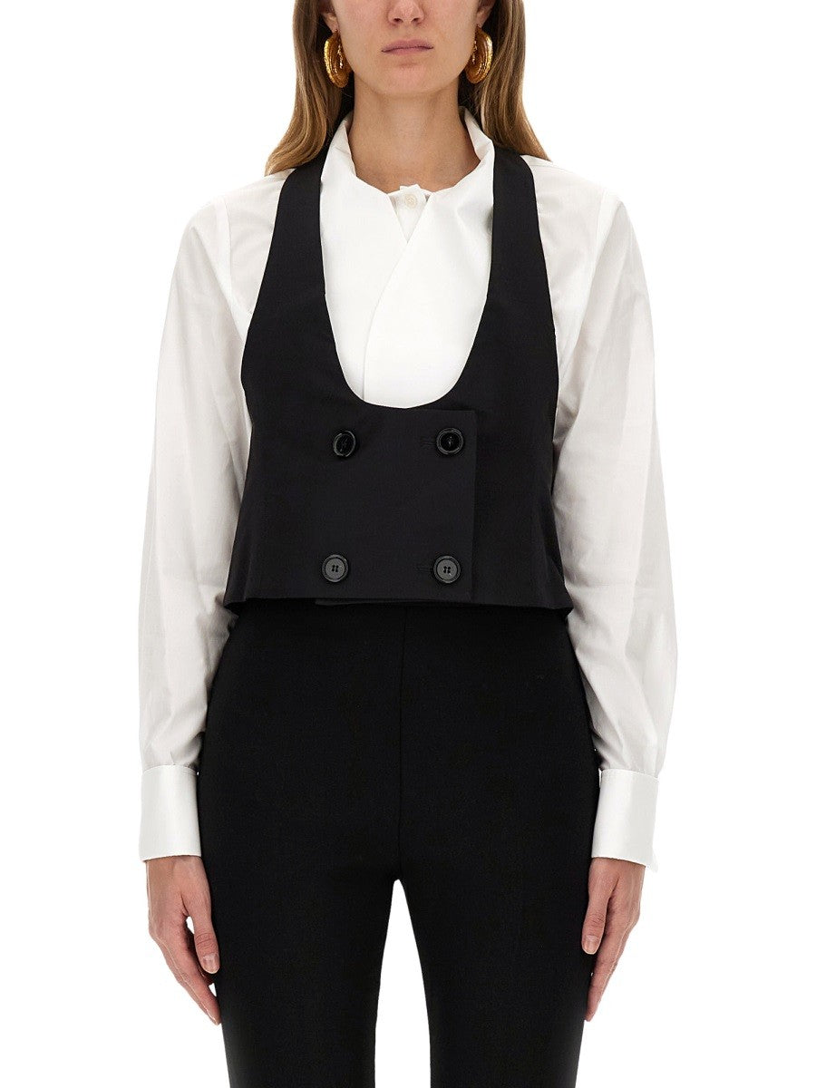 VEST WITH OPEN BACK