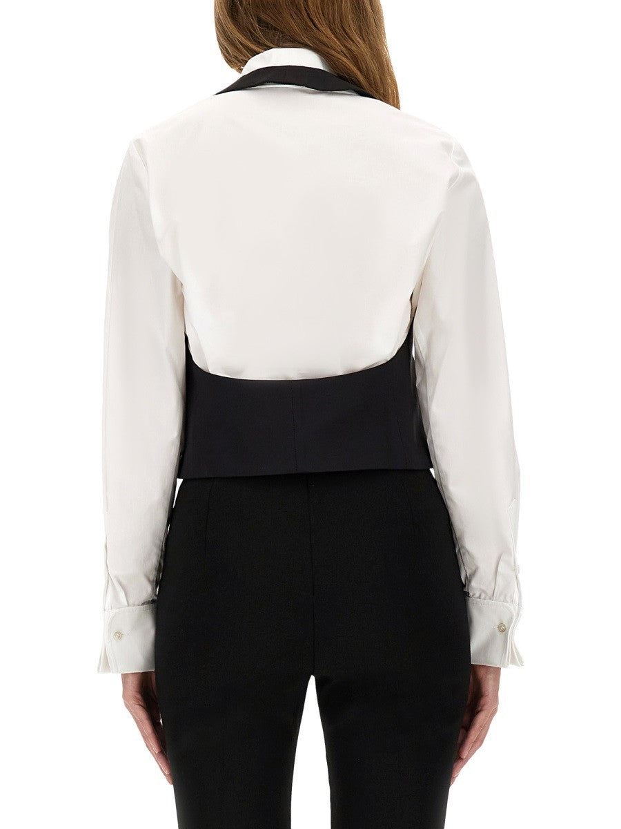 VEST WITH OPEN BACK