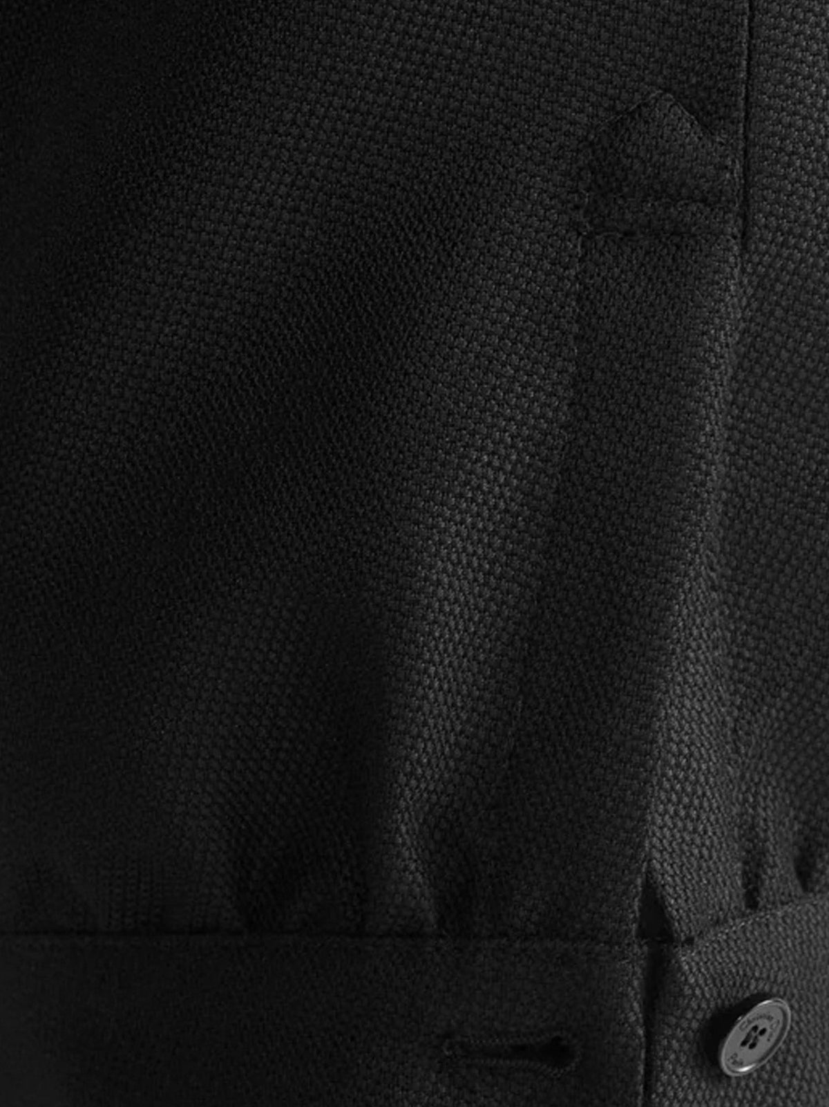 Virgin wool and silk grain de poudre bermuda shorts