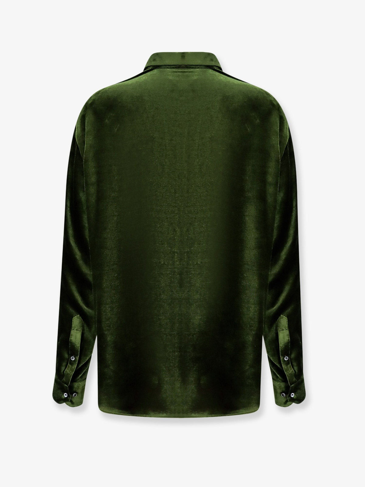 Viscose and silk blend shirt