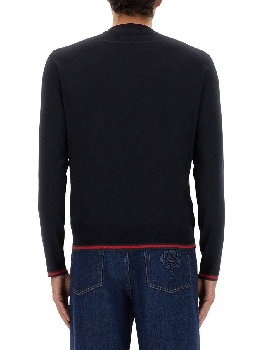WEB PATTERN SWEATER