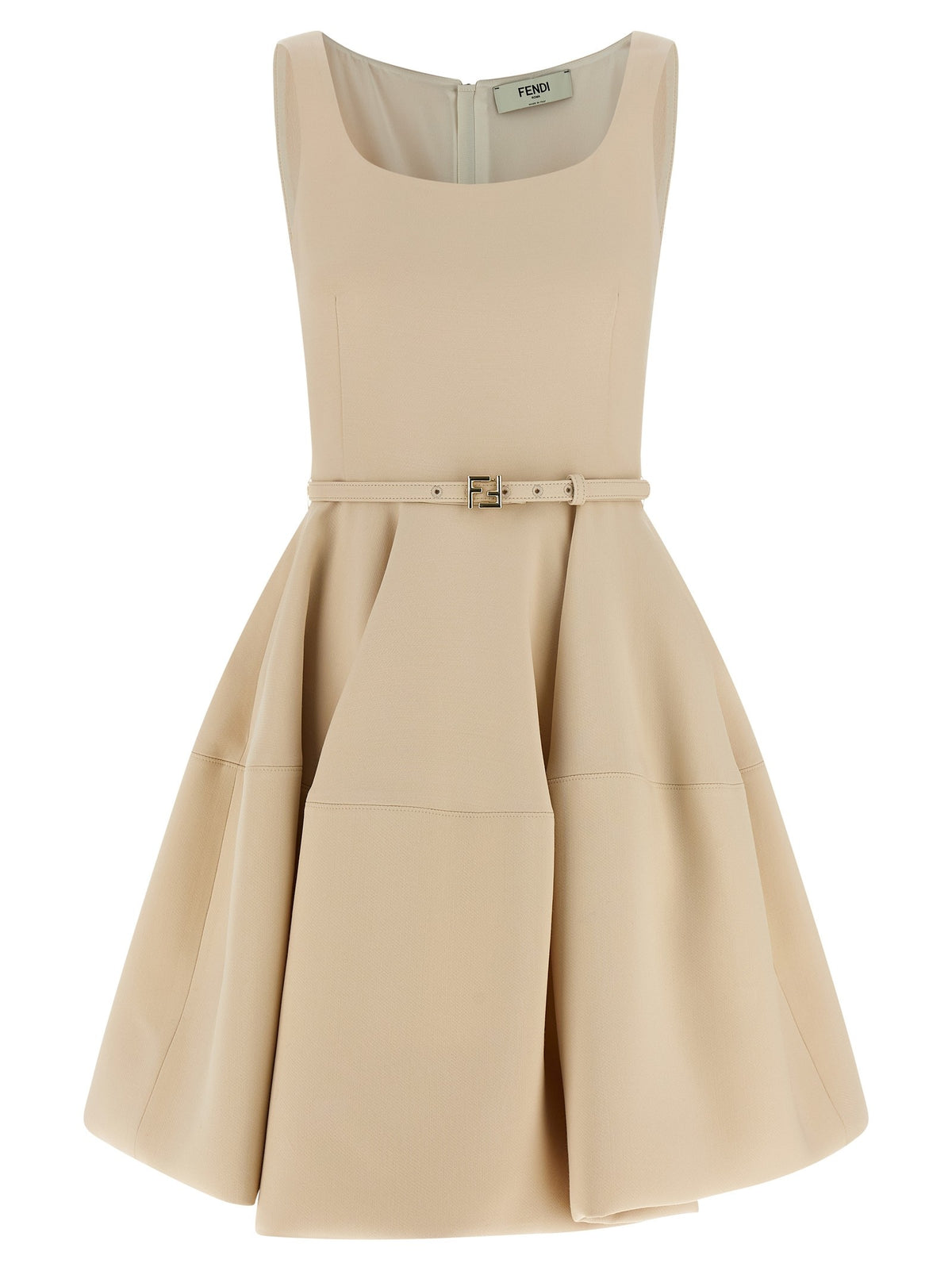 Wheel skirt dress