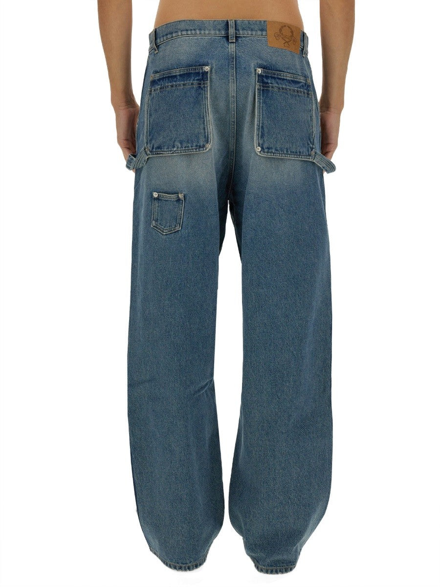 "WIDE-LEG" JEANS