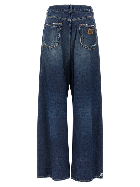 Wide leg jeans