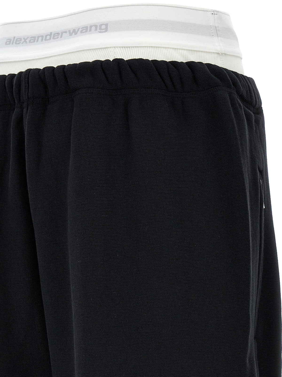 'Wide Leg W/ Logo Elastic Exposed Brief' joggers