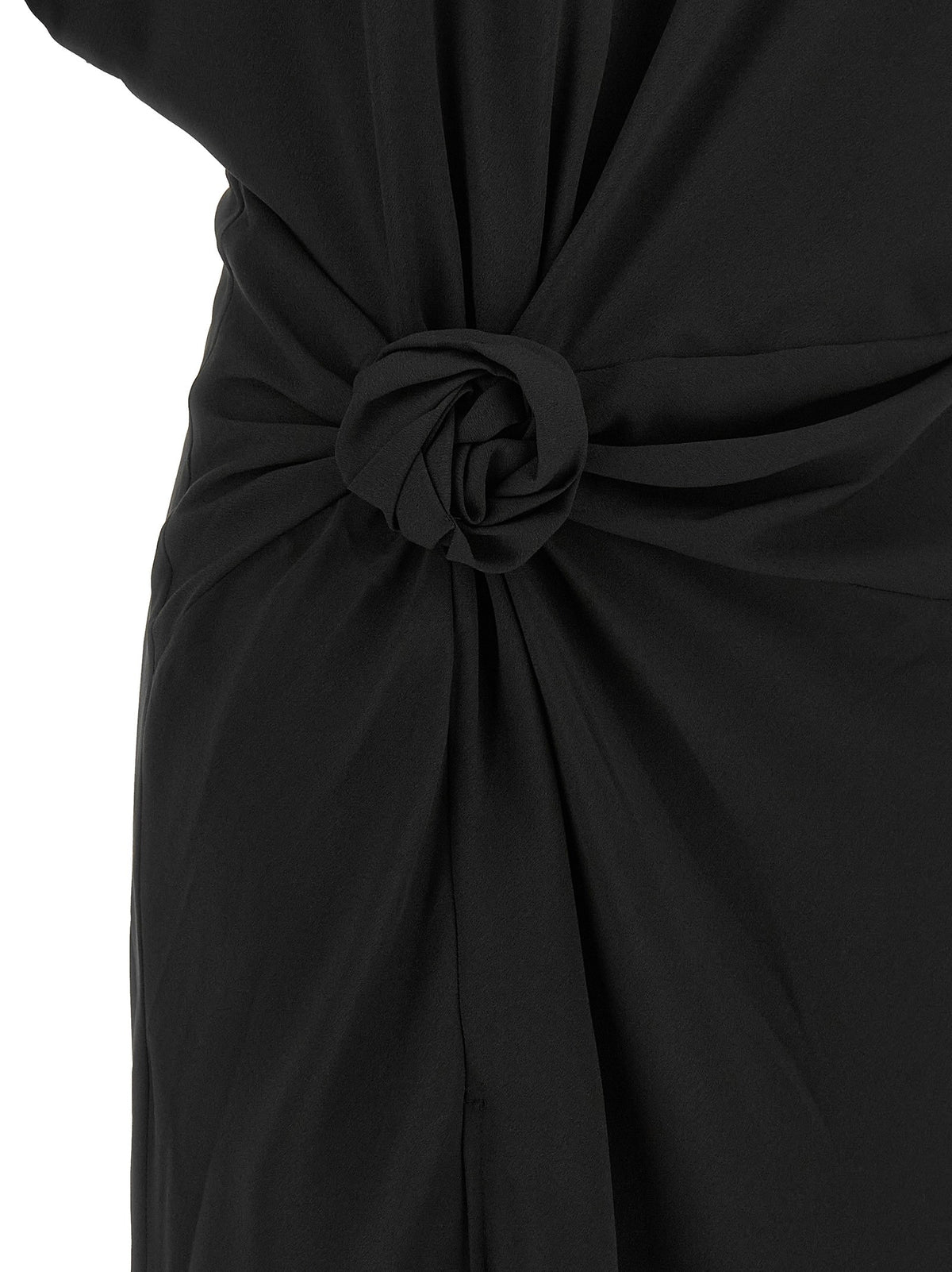 Wide slit dress
