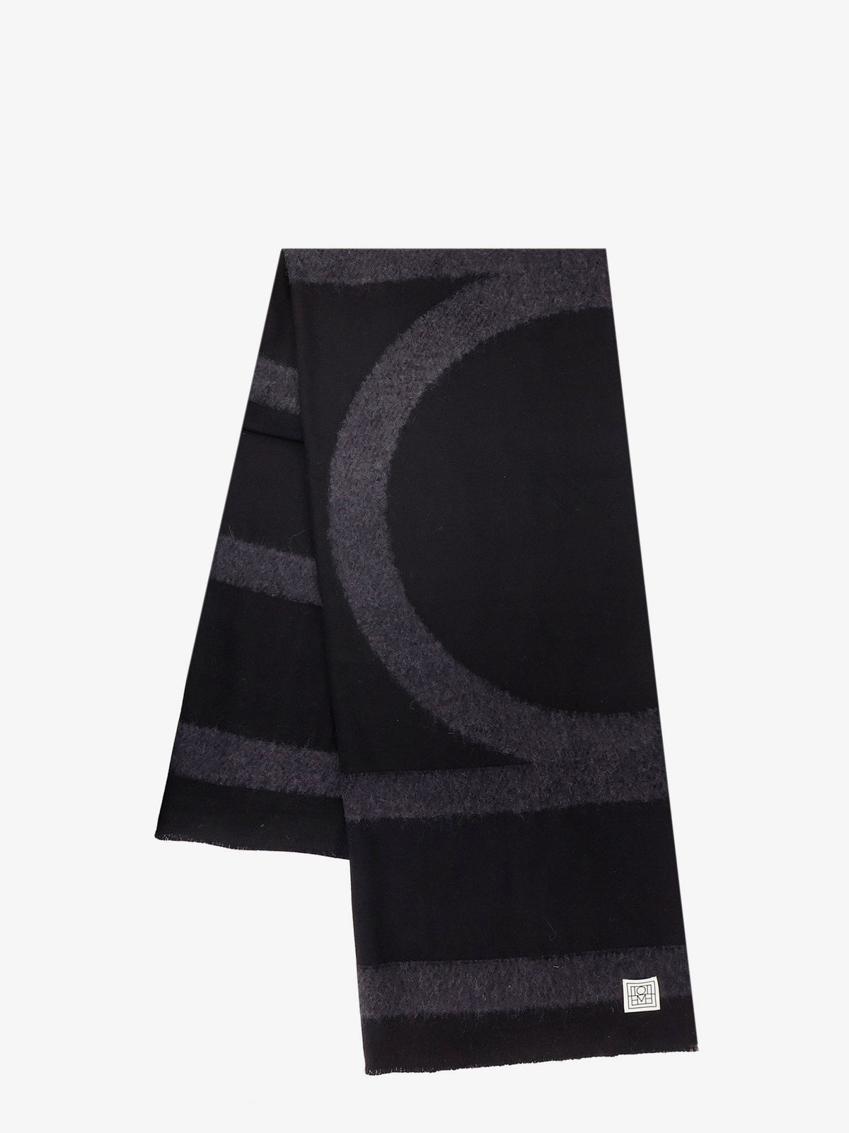 Wool and alpaca scarf