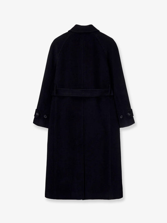 Wool and cashmere blend coat