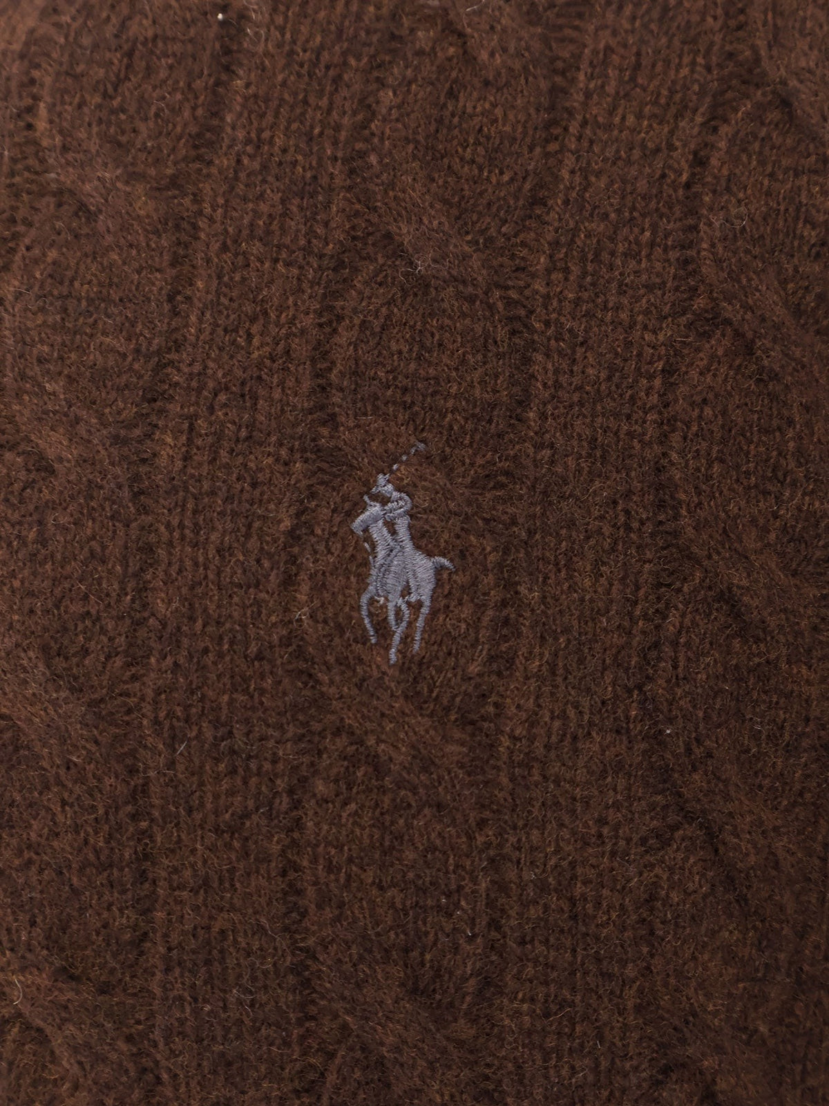 Wool and cashmere cable knit sweater