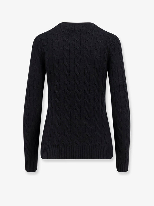 Wool and cashmere cable knit sweater