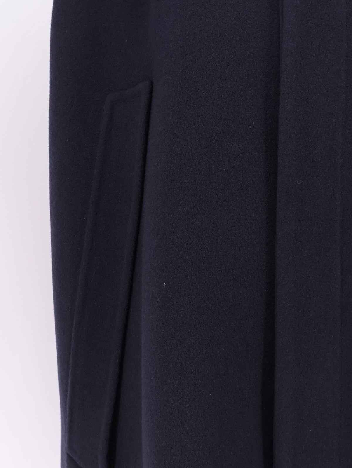 Wool and cashmere cape with Intrecciato leather detail