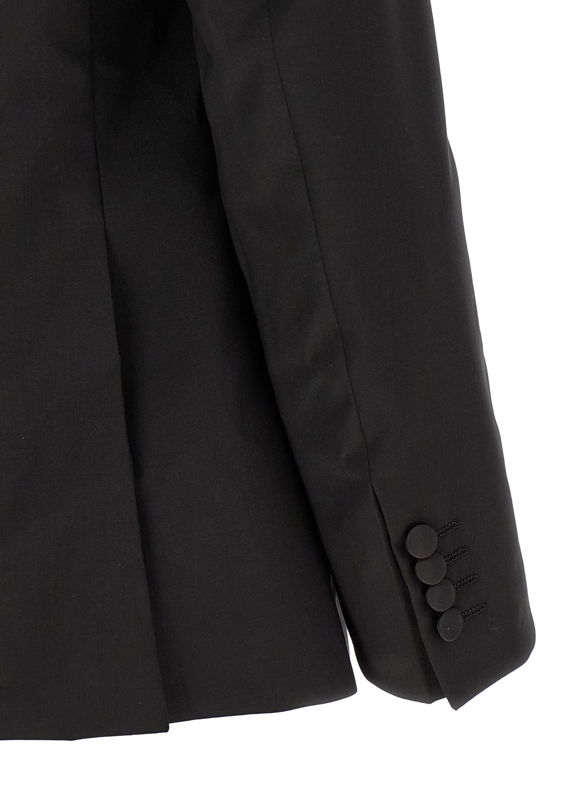 Wool and satin dress