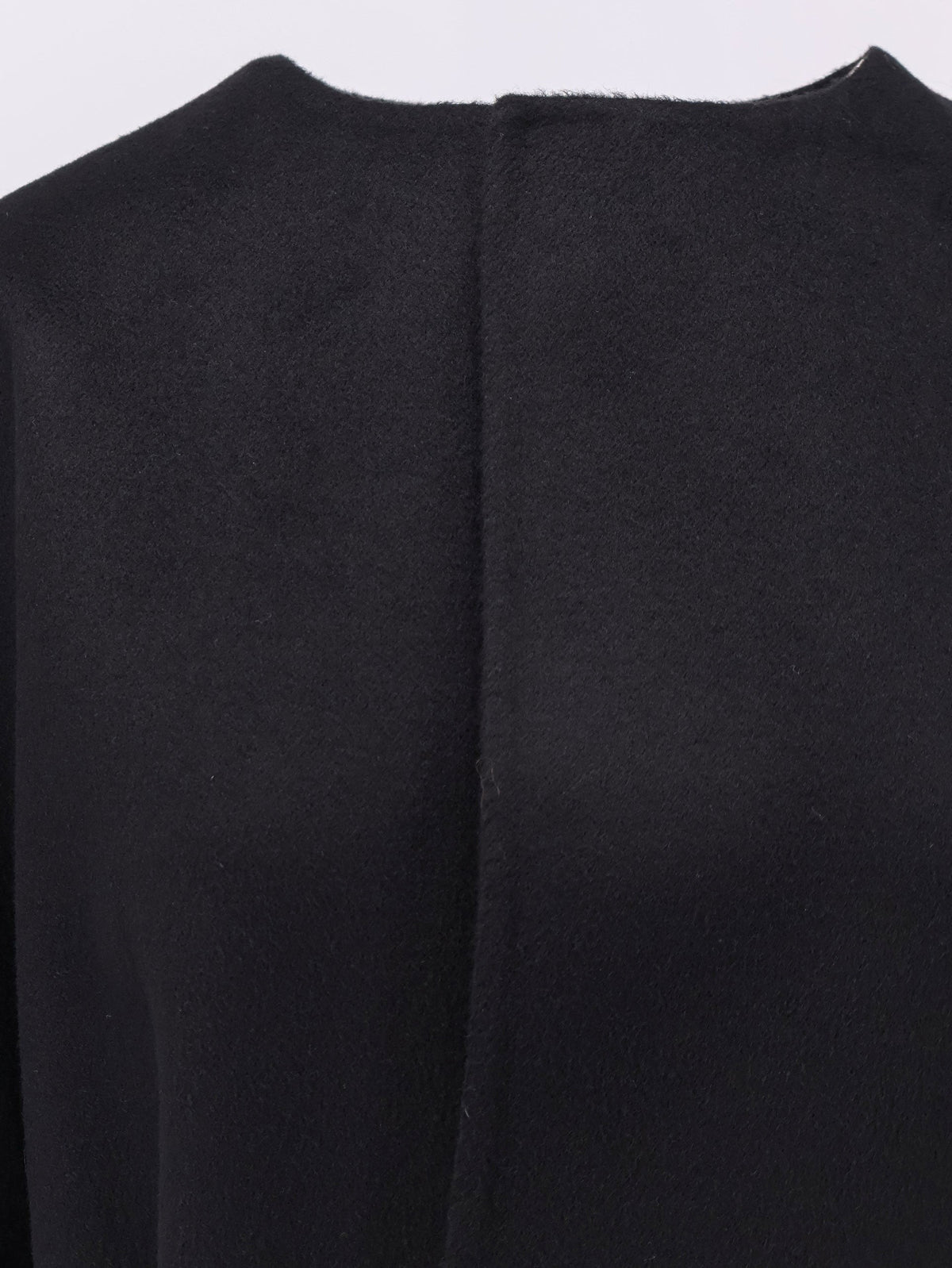 Wool and silk blend coat