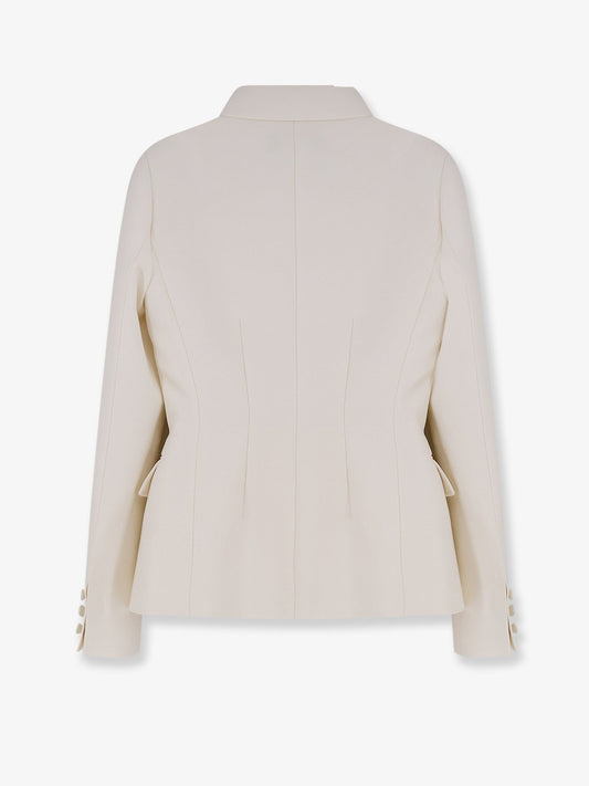 Wool and silk blend jacket