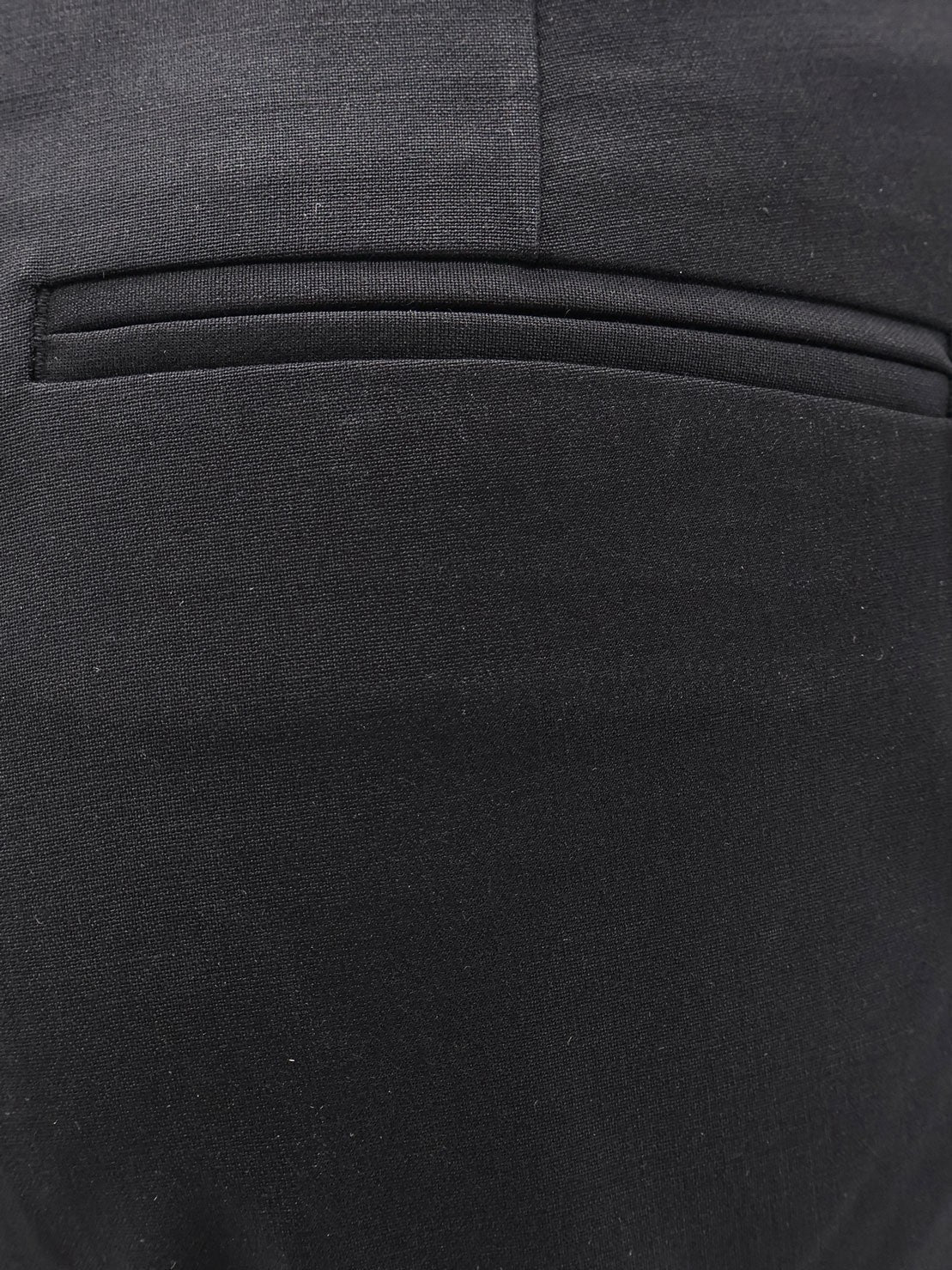 Wool blend capri trousers
