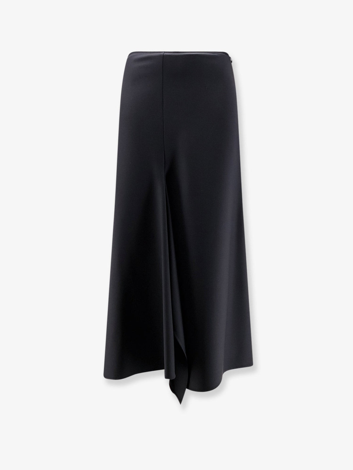 Wool blend long skirt
