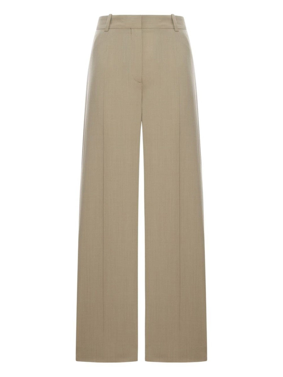 WOOL BLEND TAILORED PANTS