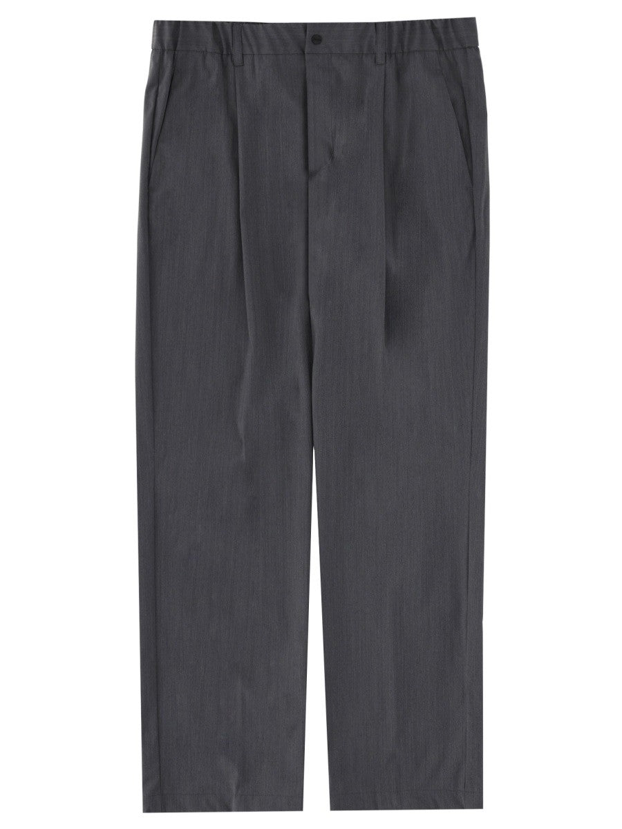 WOOL BLEND TAILORED PANTS