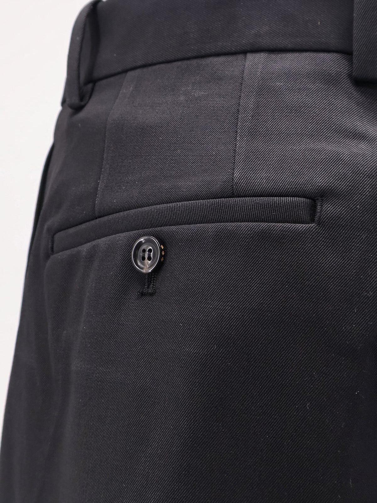 Wool blend trousers with frontal pinces