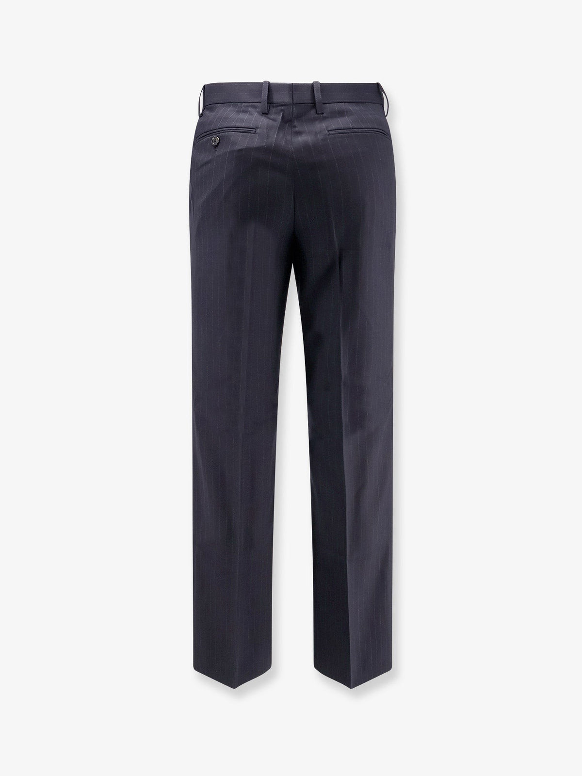Wool blend Unisex pinstriped trousers
