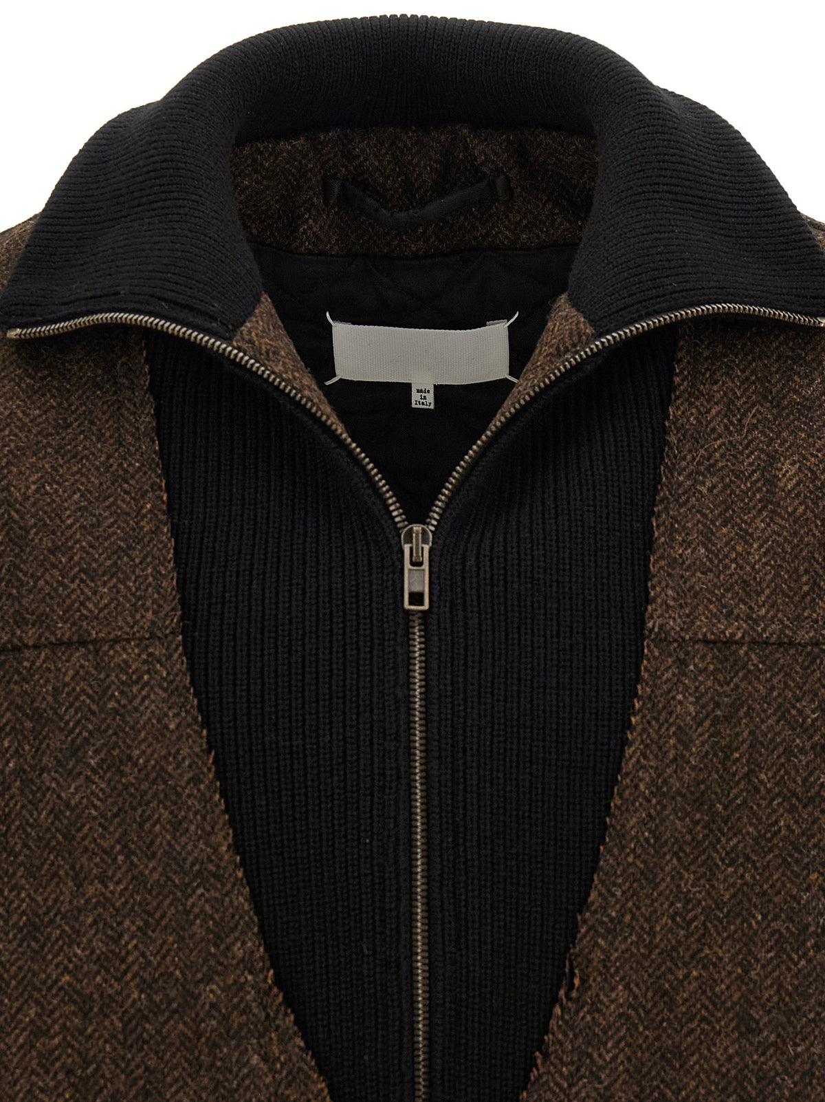 Wool bomber jacket