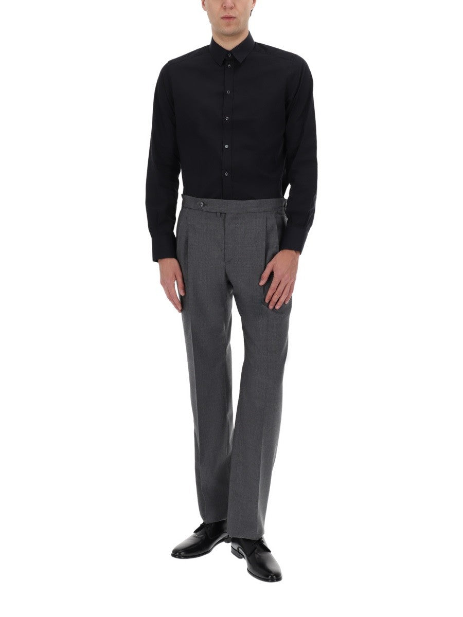 WOOL CANVAS PANTS