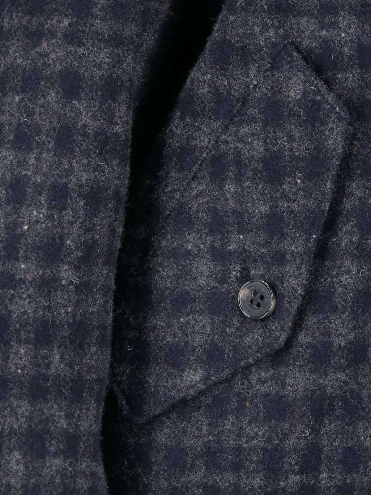 Wool jacket with checked pattern