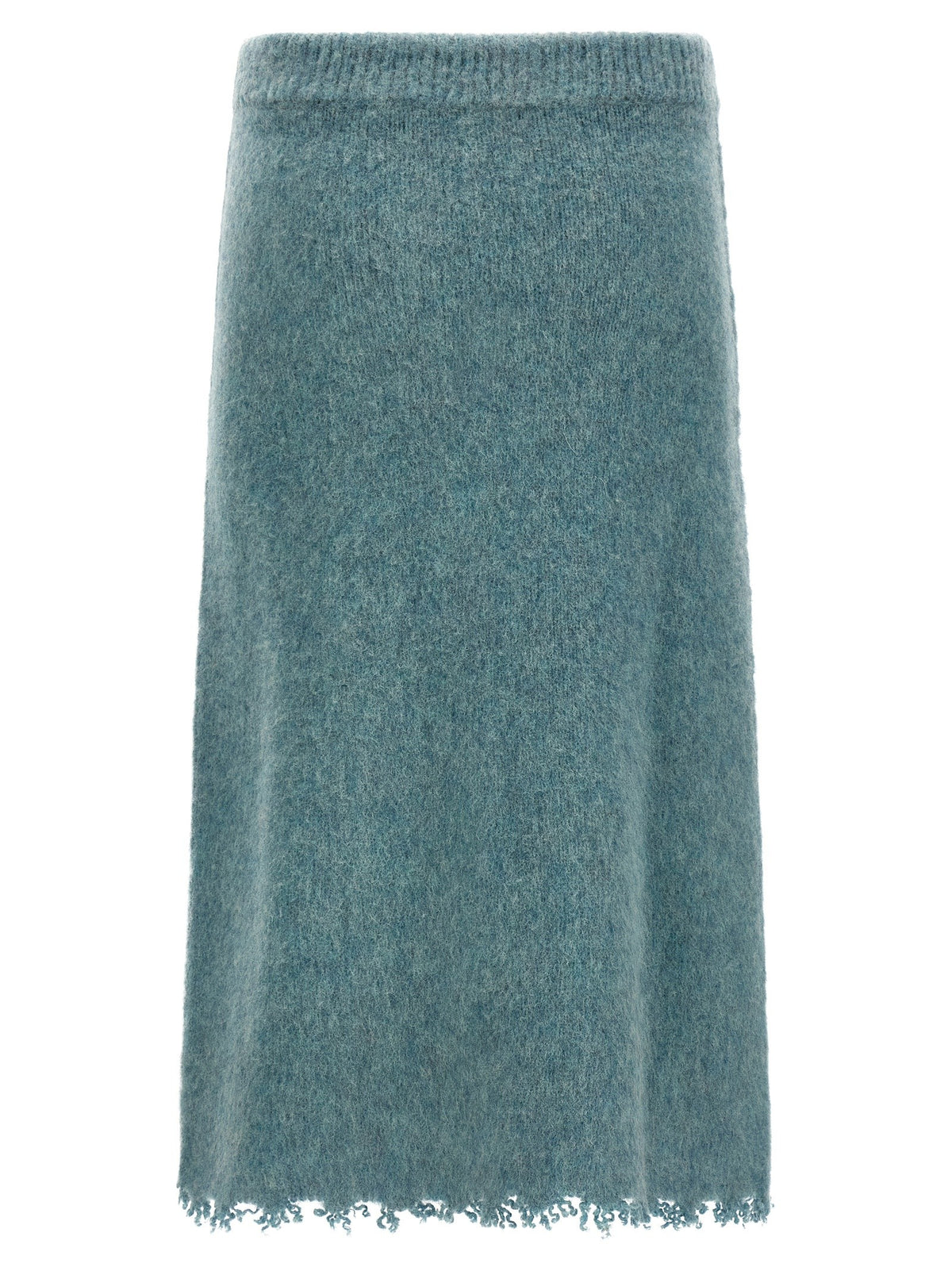 Wool knit skirt