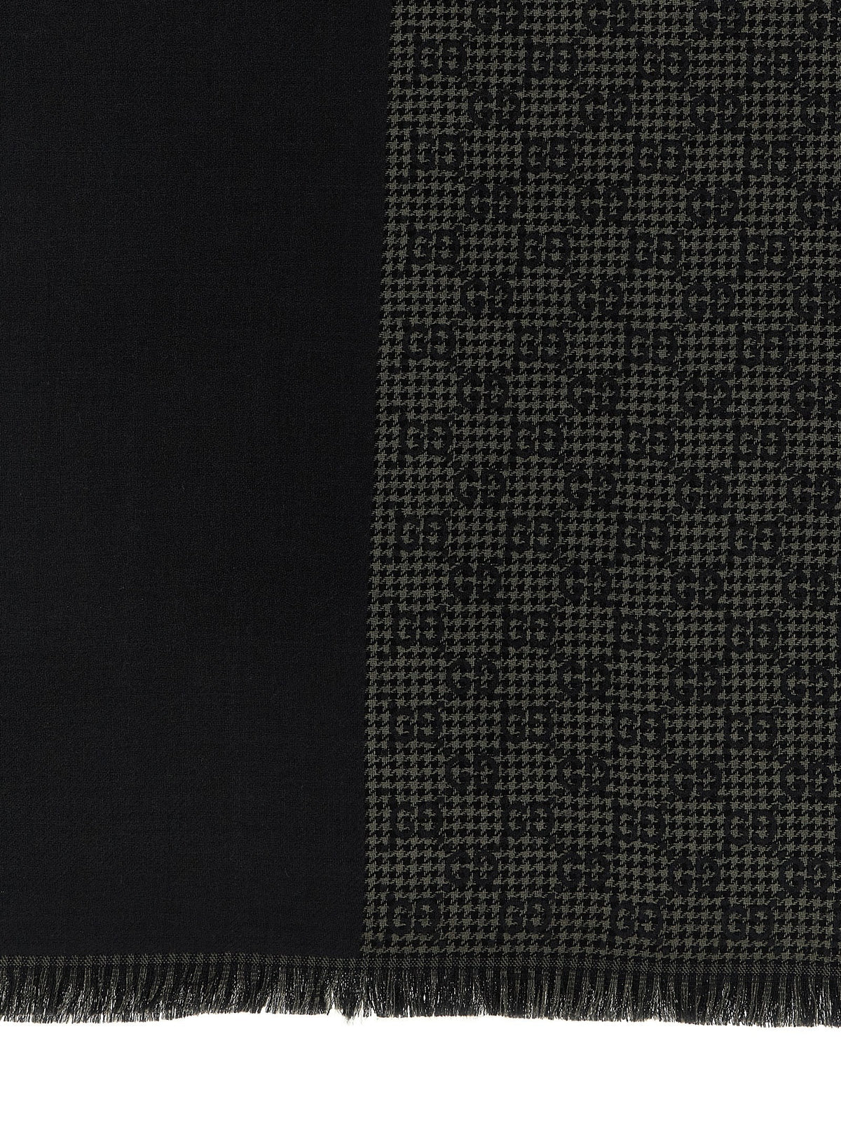 Wool silk scarf