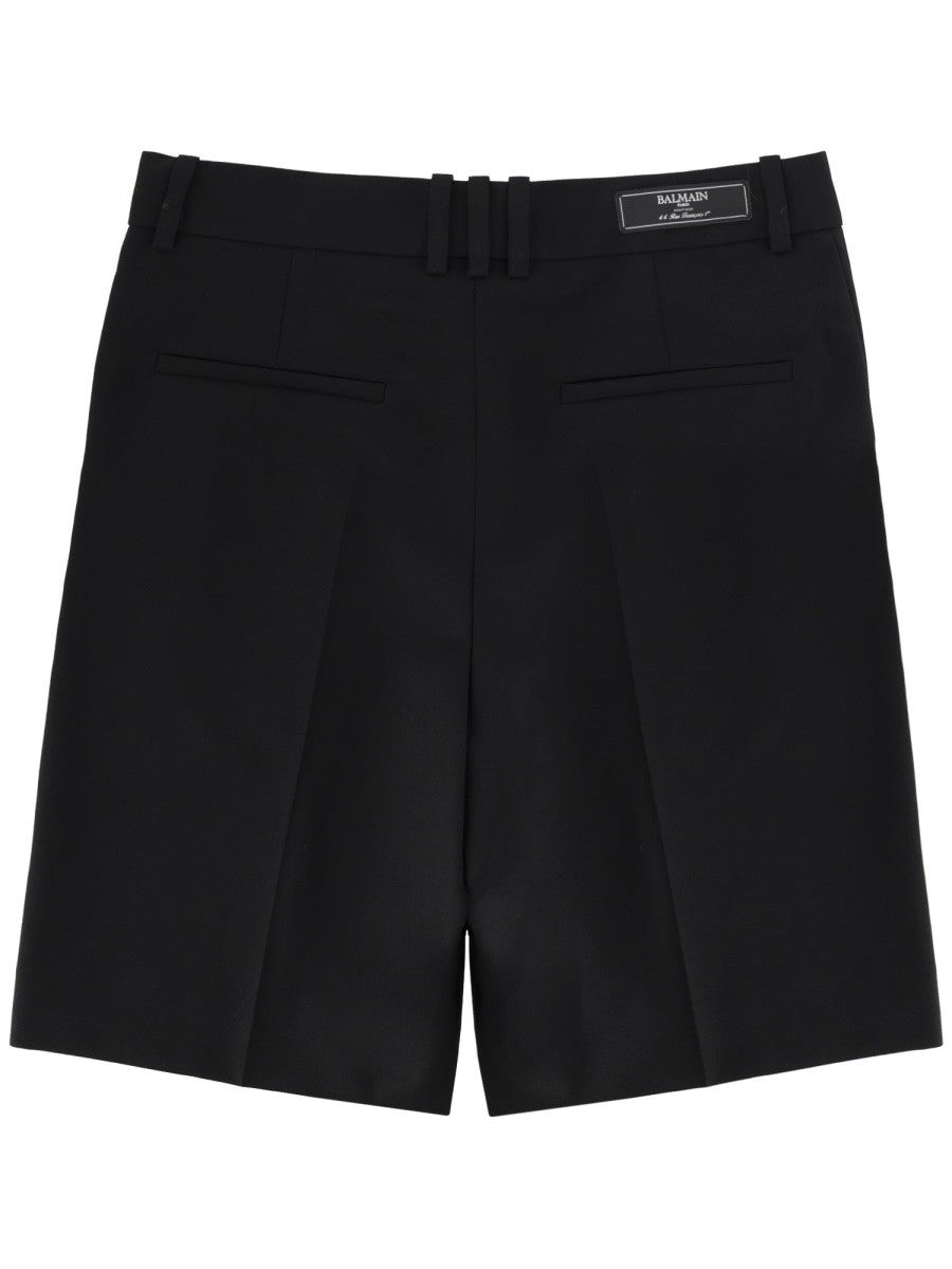 WOOL TAILORED SHORTS