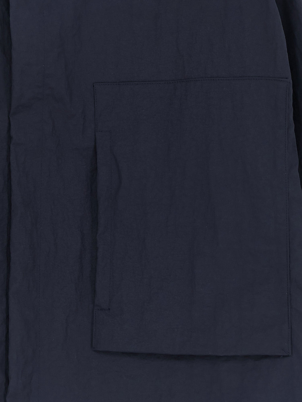 Wrinkled nylon jacket