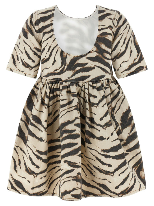'Zebra Denim' dress