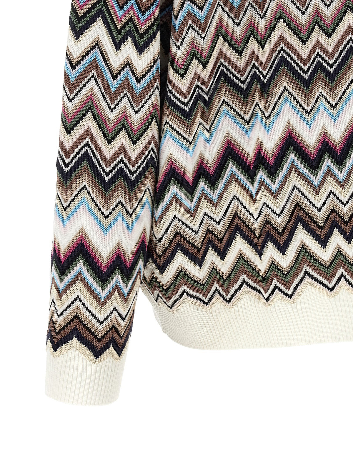 Zigzag polo shirt