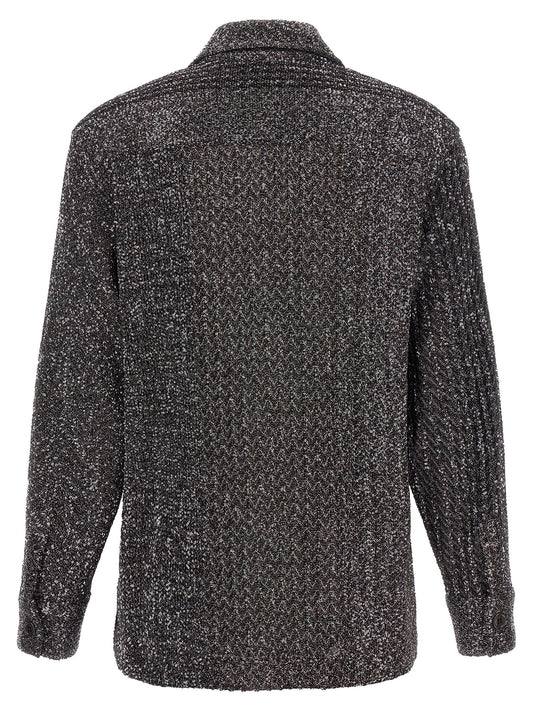 Zigzag sequin shirt